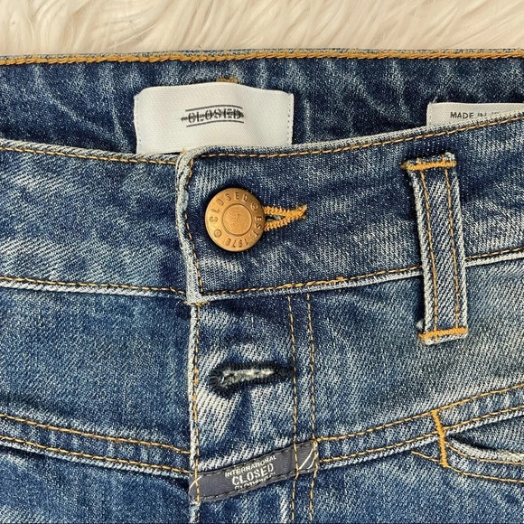 CLOSED Pedal Icon 85 High Rise Straight Leg Jeans Blue Casual Women’s Denim 26 - Picture 7 of 14